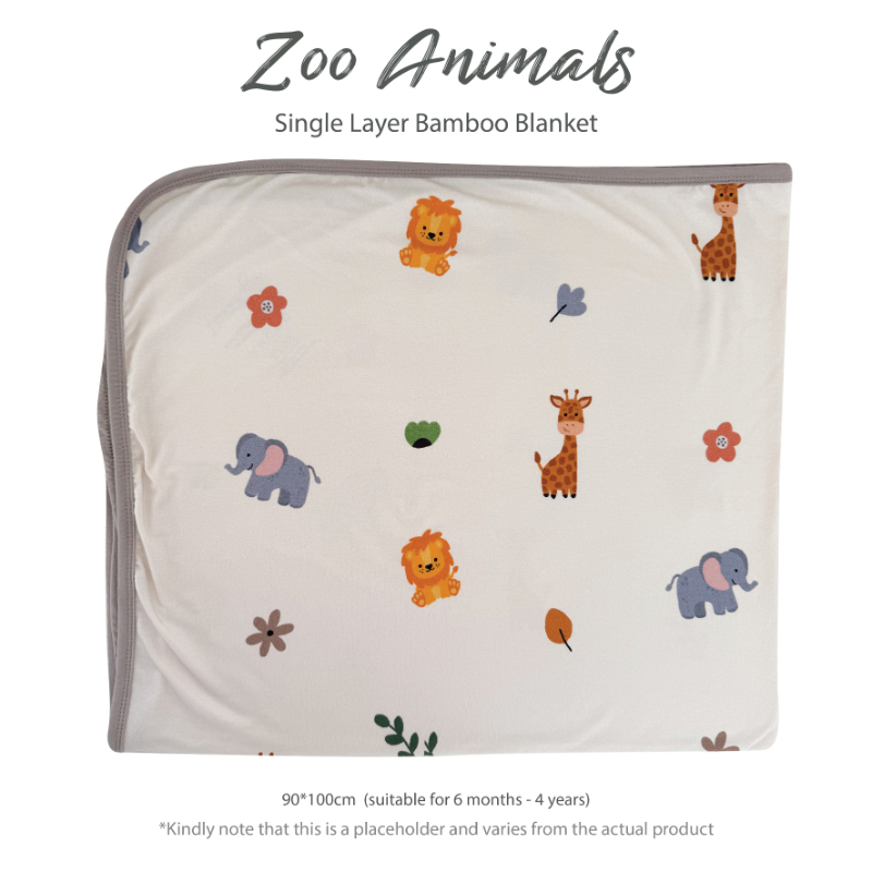 Happyrei Single layer bamboo blanket (90*100cm)